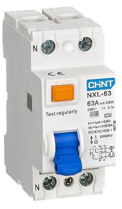 Interruttore Differenziale Puro NXL-63 2P 25A 30mA AC 6kA AX