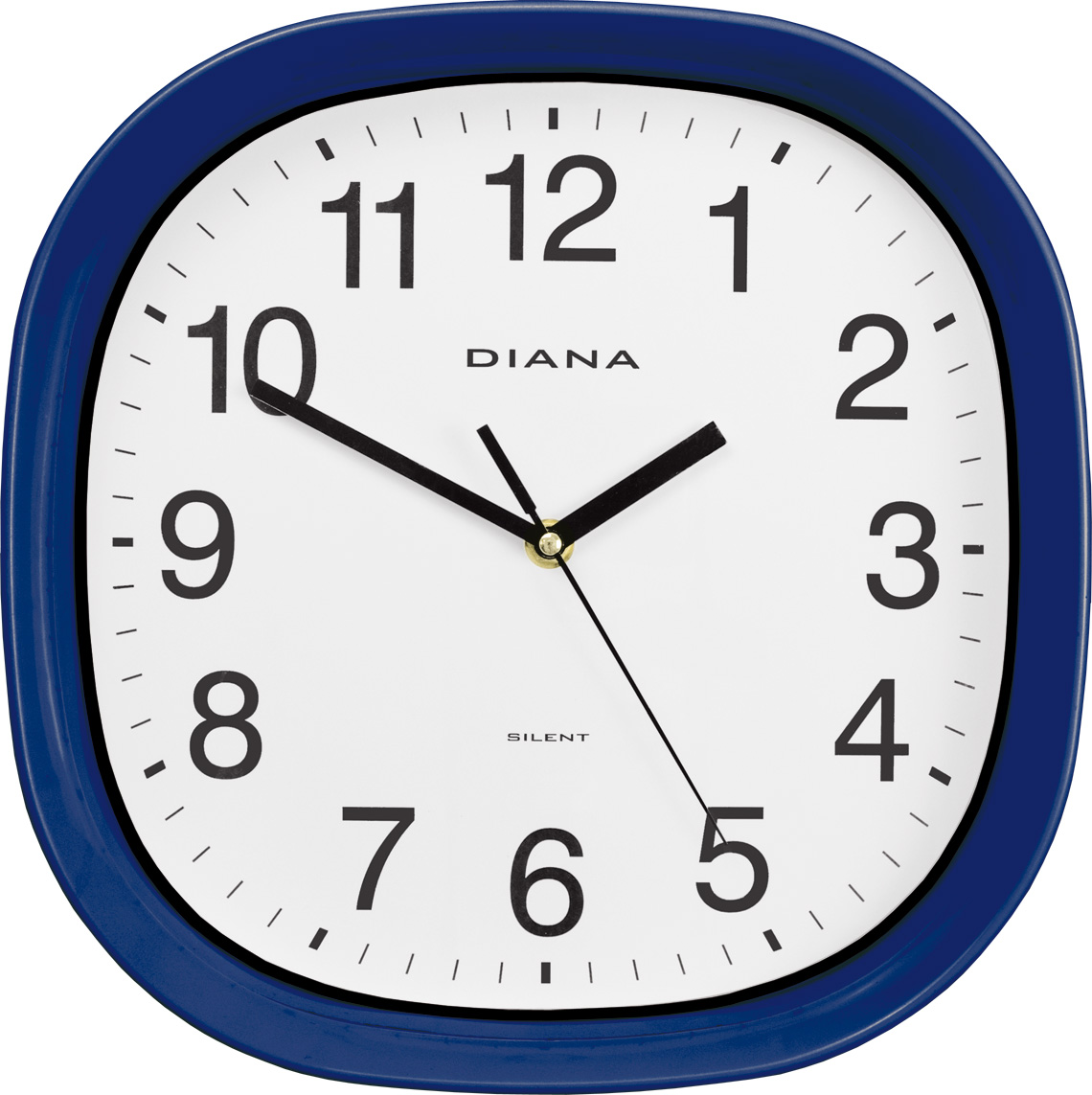 OROLOGIO PARETE CASSA PLASTICA 280X280MM BLU SILENZIOSO