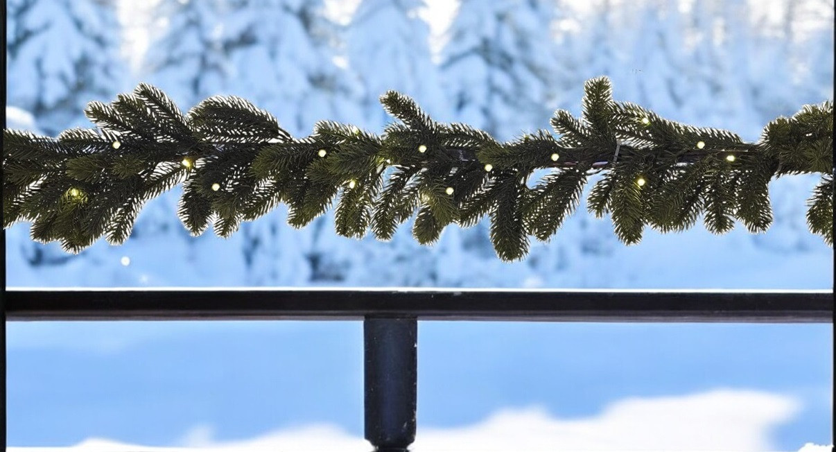 Ramo luminoso LFA Prelit PE 270xø35cm 100 LED bianco caldo a batteria