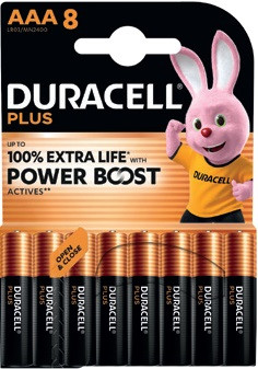 DU0213 MN2400 PILA MINISTILO 1.5V 8PZ PLUS POWERBOOST vendita solo scatole intere