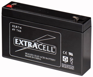 BATT. 6V 7AH PIOMBO EXTRACELL RICARICABILE