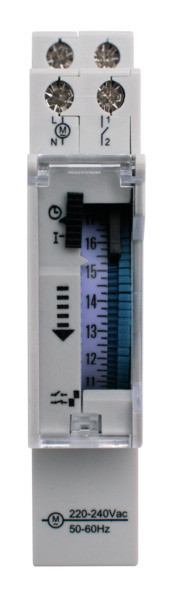 Timer orario giornaliero per barra din 1 modulo