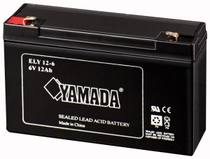 BATT.6V 12AH PIOMBO YAMADA RICARICABILE