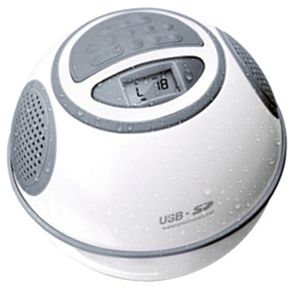 RADIO FM-MP3 SD PLAYER GALLEGGIANTE E RESISTENTE ALLA ACQUA