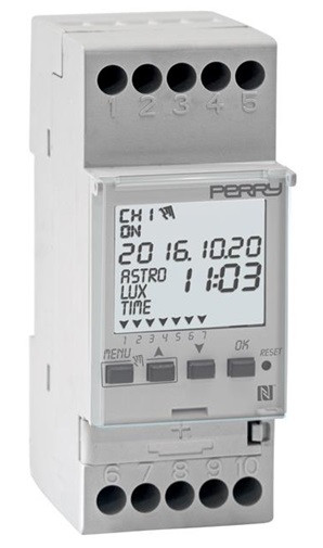 Interruttore orario astronomico NFC Programmabile da smartphone e tablet iOS e Android