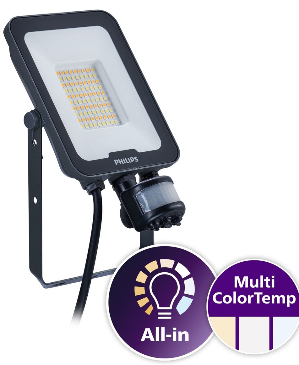 Faretto LED BVP167 20W TRICOLOR con sensore di presenza