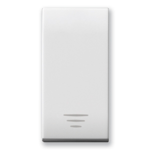 PULSANTE 1P NA 10A ILLUMI. DOMUS 1M ILLUMINABILE CON INSERIMENTO LAMPADA - TASTO INTERCAMBIABILE