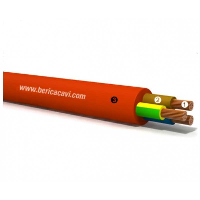 CAVO ALTA TEMPERATURA 3G1,5 ROSSO