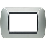 LIVING INT - PLACCA 4 POSTI ALLUMINIO
