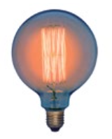 Lampada GLOBO Ø 125mm CARBON FILAMENT E27 60W