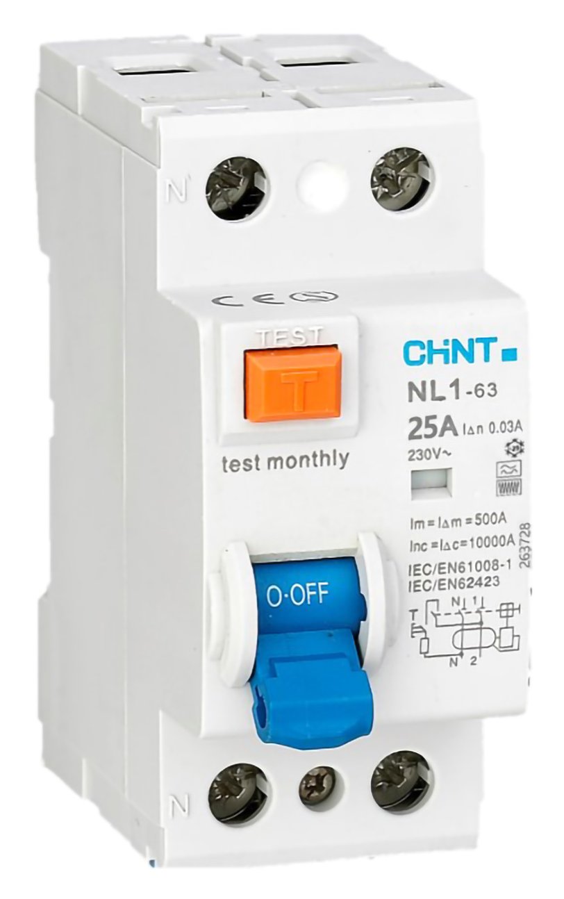 NL1-63/40-2P-F30 - DIFFERENZIALE PURO A 2 MODULI 2X40A 30MA TIPO F