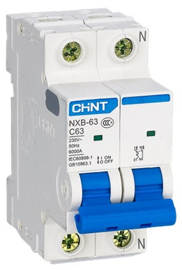 Interruttore magnetotermico NXB-63S/C16 1P+N 10A CURVA C 4,5kA