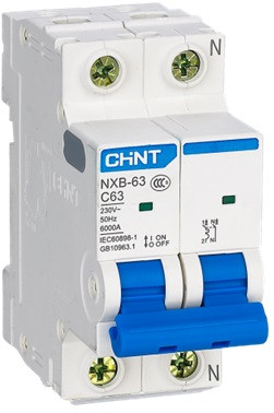 Interruttore magnetotermico NXB-63S/C32 1P+N 4,5 32A CURVA C 2 moduli