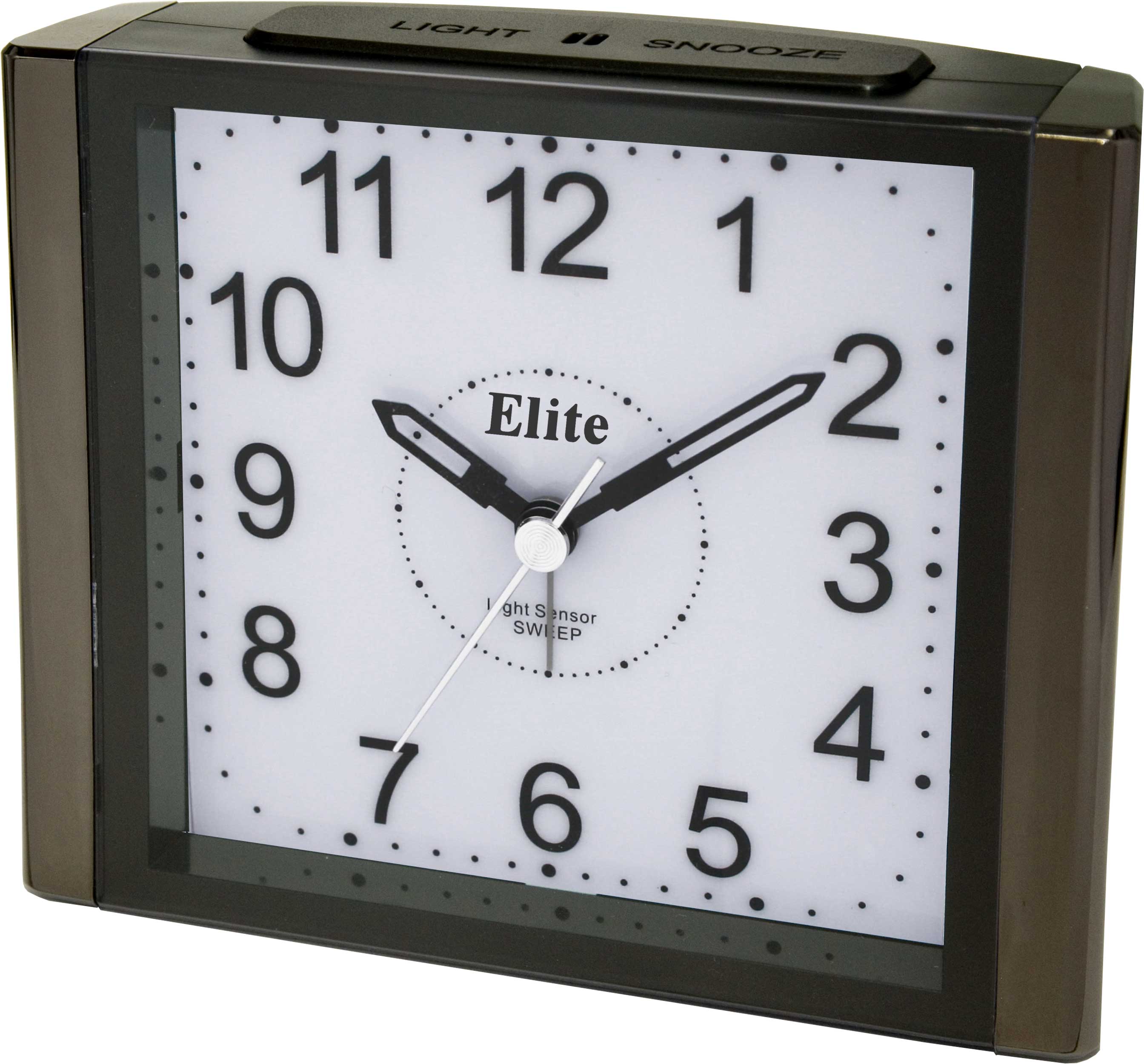 Sveglia con movimento silenzioso con suoneria crescendo/ripetizione e sensore luce notturno automatico