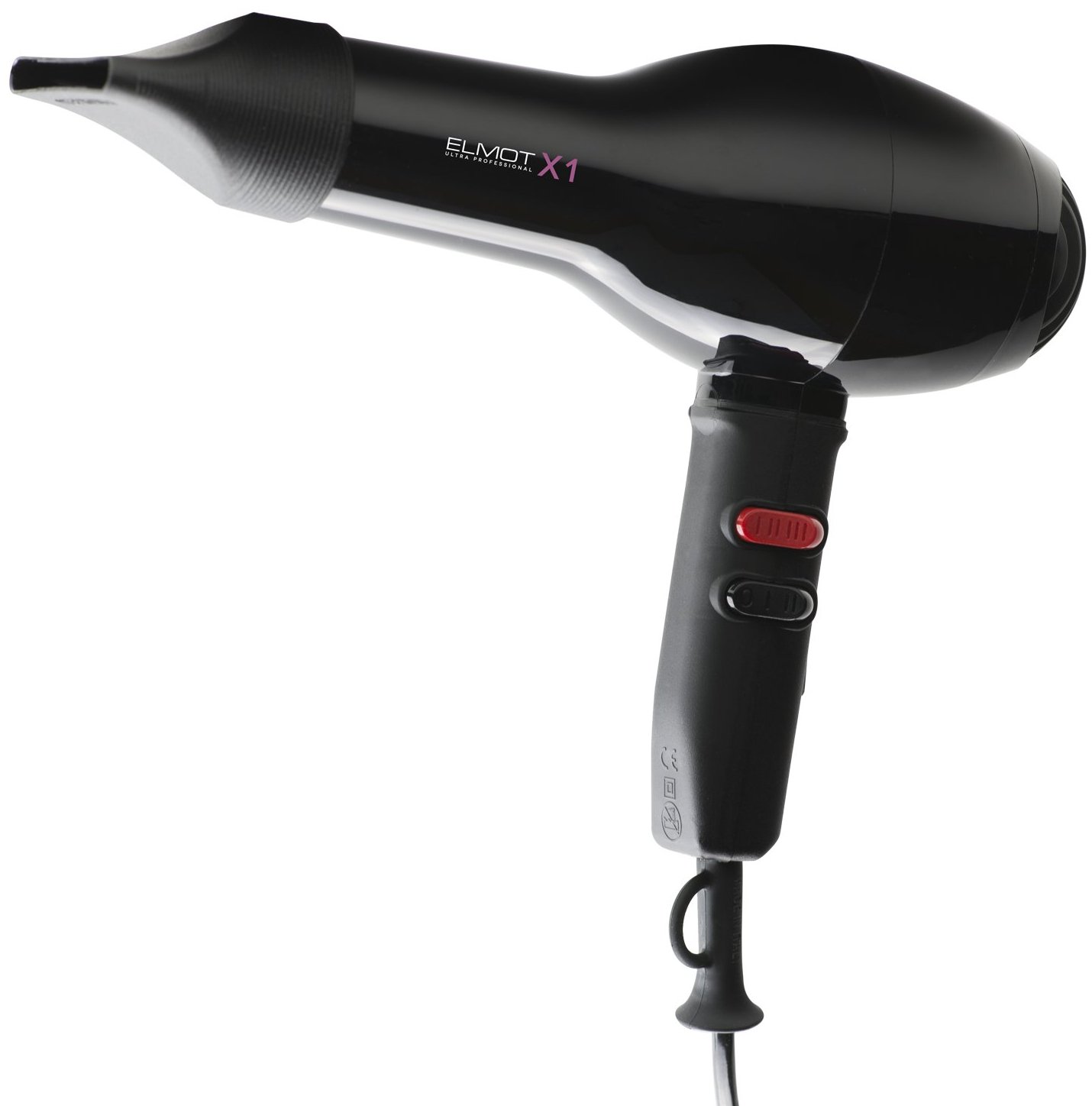 Phon asciuga capelli PROFESSIONALE 2000W 4 livelli temperatura + 2 velocità made in Italy