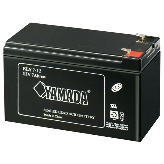 Batteria ricaricabile al piombo ermetico 12V 7Ah Faston 4,8mm