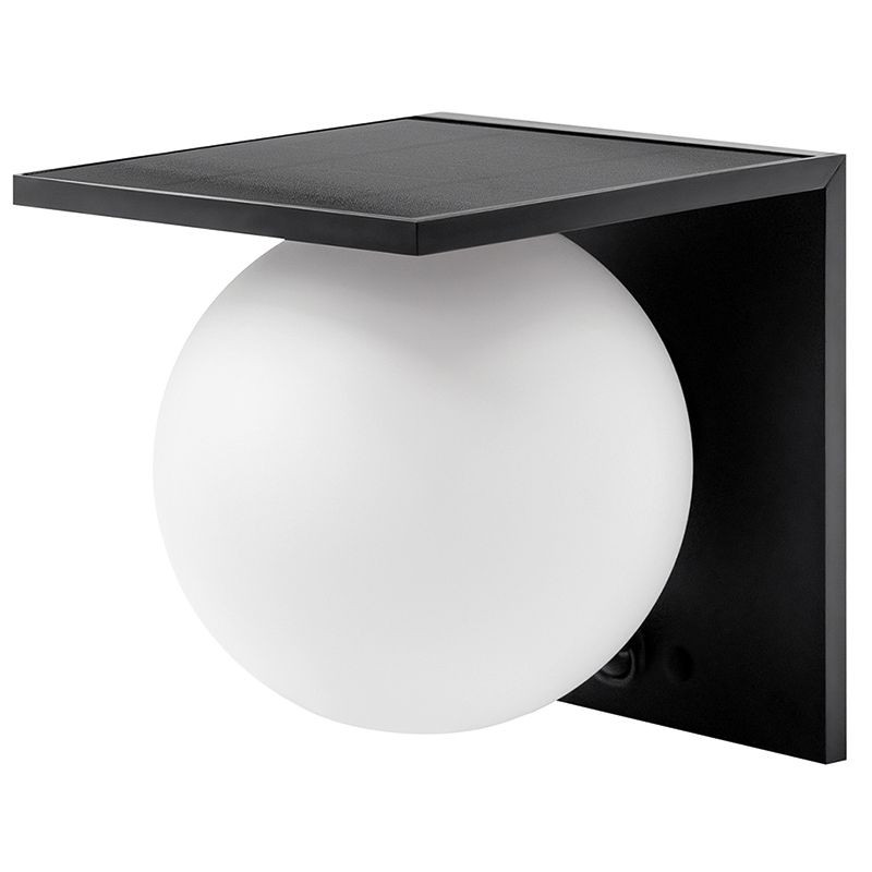 APPLIQUE LED SOLARE E-MOON 3000K NERA