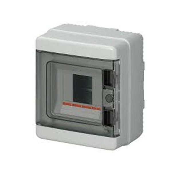 CENTRALINO PARETE C/PORTA IP65 4 MODULI