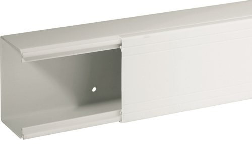 Canale portacavi dim. 80x40 bianco