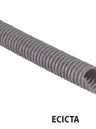 Tubo flessibile corrugato in polipropilene 34223 Ø25 grigio