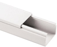 Minicanale con coperchio frontale 22x10mm bianco