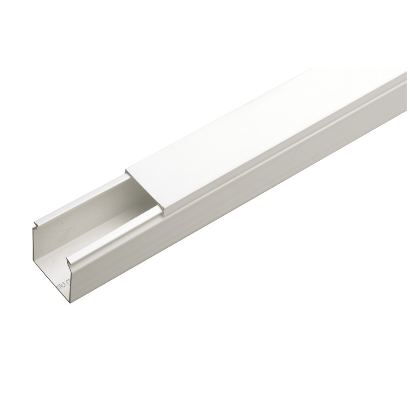 Minicanale con coperchio frontale 25x17mm bianco