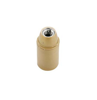 Portalampada liscio E14 oro