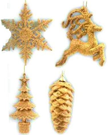 ADDOBBO GLITTER ORO CM.10-15