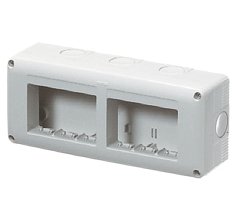CONTENITORE 6 POSTI VUOTO PROTETTO IP40 ORIZZONTALI