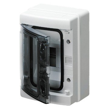 Centralino da parete con porta IP65 4 moduli