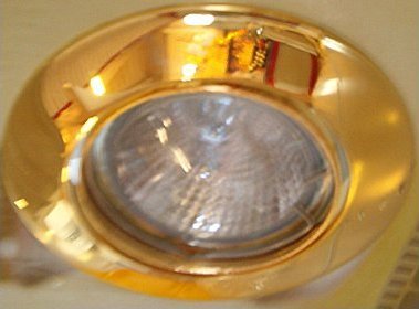 INCASSO AD ANELLO ORIENTABILE ORO GU5,3 MADE IN ITALY FORO 76MM