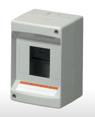 CENTRALINO PARETE 4 MODULI S/PORTA IP40