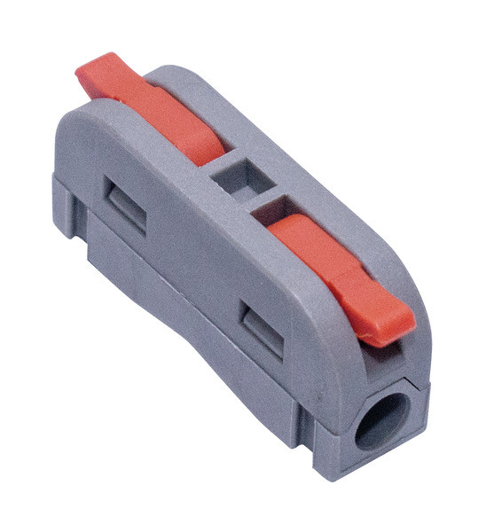 Morsetto serrafilo rapido PASSANTE 2 x 1 po