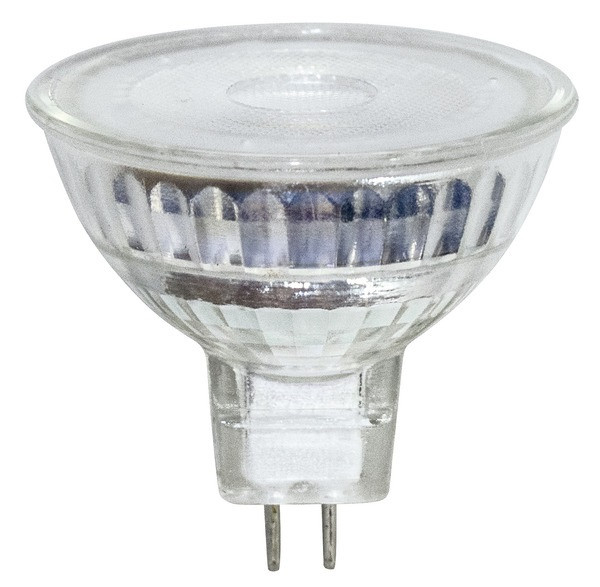Lampada LED Spot vetro MR16 Ø50 12V 5,5W 3000°K