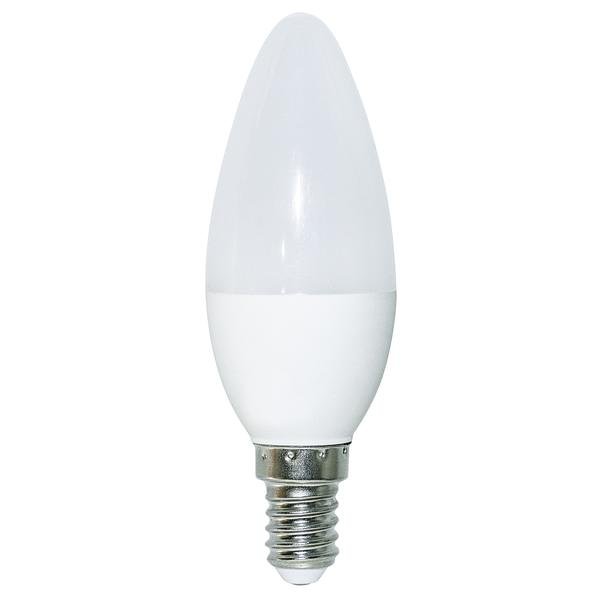 Lampada LED oliva/candela 4,5W E14 3000°K