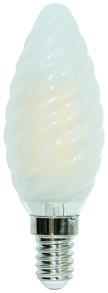 Lampada LED Tortiglione smerigliata 2,5W 2700°K