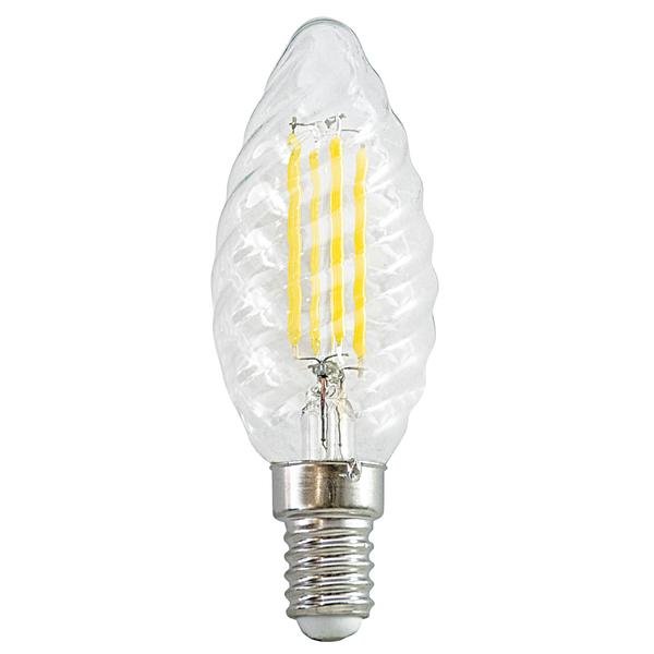 Lampada FILO tortiglione chiara trasparente 4,5W 2700°K