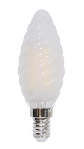 Lampada FILOLED Tortiglione smerigliata 4,5W 2700°K