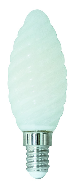 Lampada FILOLED Tortiglione opale bianco latte 6,5W 2700°K