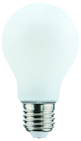 Lampada FILOLED Goccia opale bianco latte 11W 3000°K