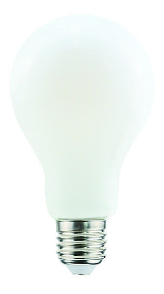Lampada FILOLED goccia opale bianco latte 12W 2700°K 320°