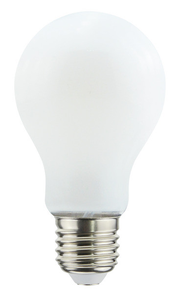 Lampada FILOLED Goccia con sensore crepuscolare opale bianco latte 8W 3000°K