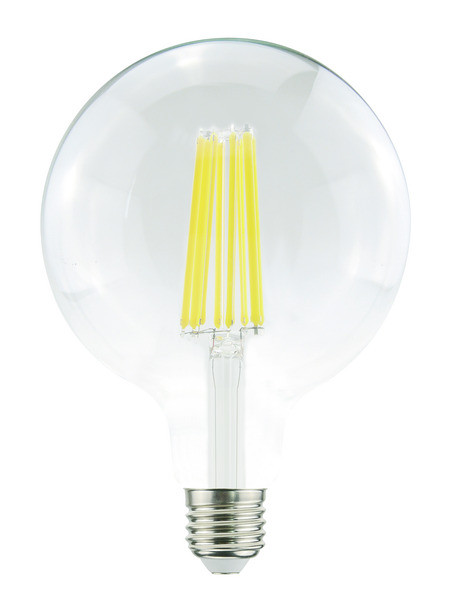 Lampada FILOLED GLOBO Ø125 18W trasparente 3000°K 320°