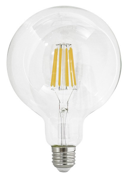 Lampada FILOLED GLOBO Ø 125 11Wchiara trasparente 3000°K