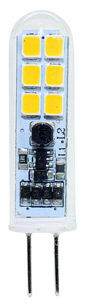 Lampada LED BISPINA G4 12-24V 1,8W VETRO 3000°K