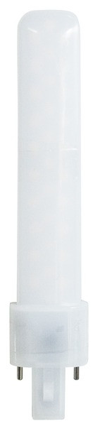 Lampada LED PL-S o Dulux-S 2Pin 9W 3000°K sostituisce PL-S 11W neon