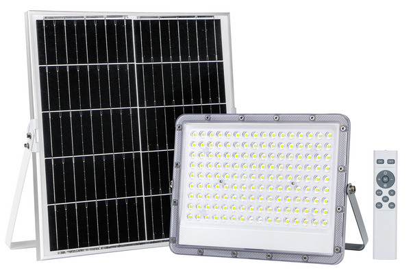 Faro LED con pannello solare 20W 2300Lm IP65 6500°K dimmerabile con telecomando
