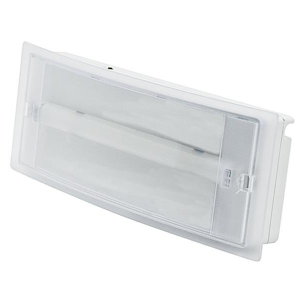 Lampada di emergenza LED SLIM 5h 3W IP20 SE+SA parete