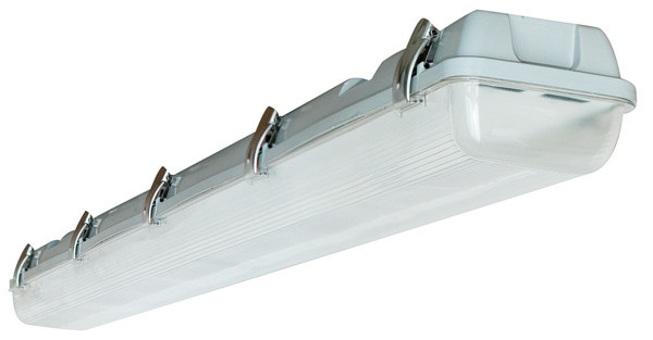 Plafoniera x tubo LED 2x36W IP65 120cm con schermo in policarbonato