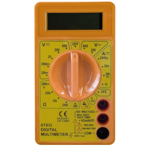 Tester digitale 10A con buzzer e display H.12mm cifre 3½